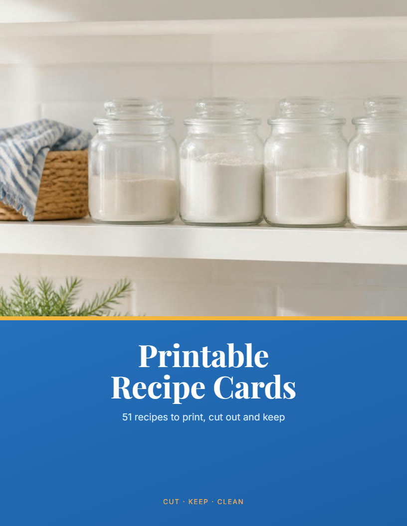 Cover of Printable recipe cards