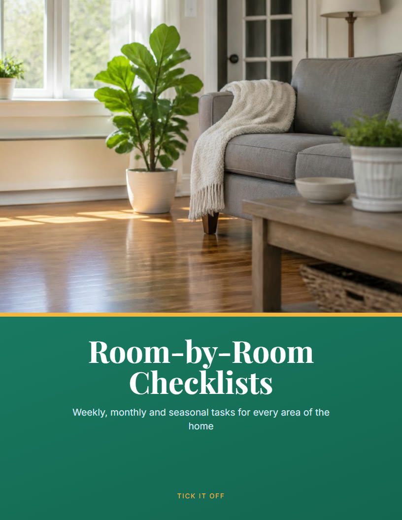 Cover of Room-by-room checklists